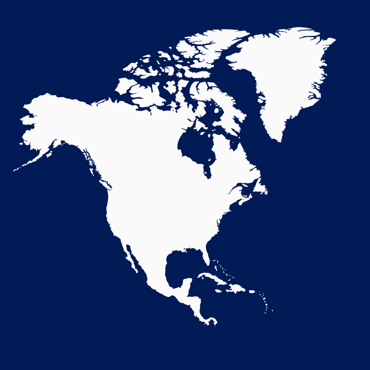 North America map